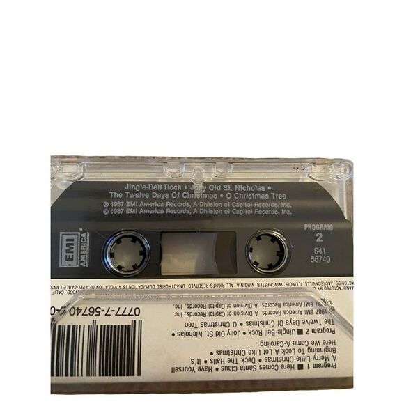 Christmas With The Chipmunks 1963 Cassette Tape Music - Picture 3 of 5